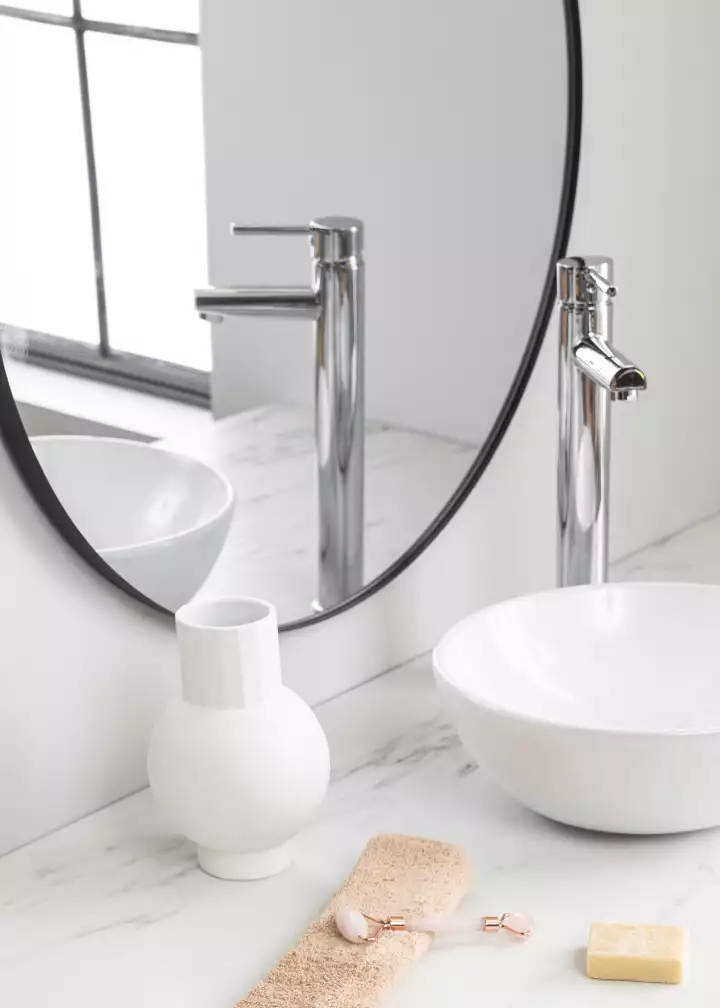 porcelain bathroom vanity unity marble effect